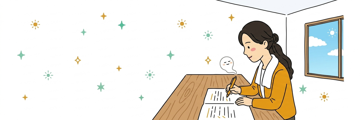 「治る」じゃなく「戻す」と書く理由を整える場面