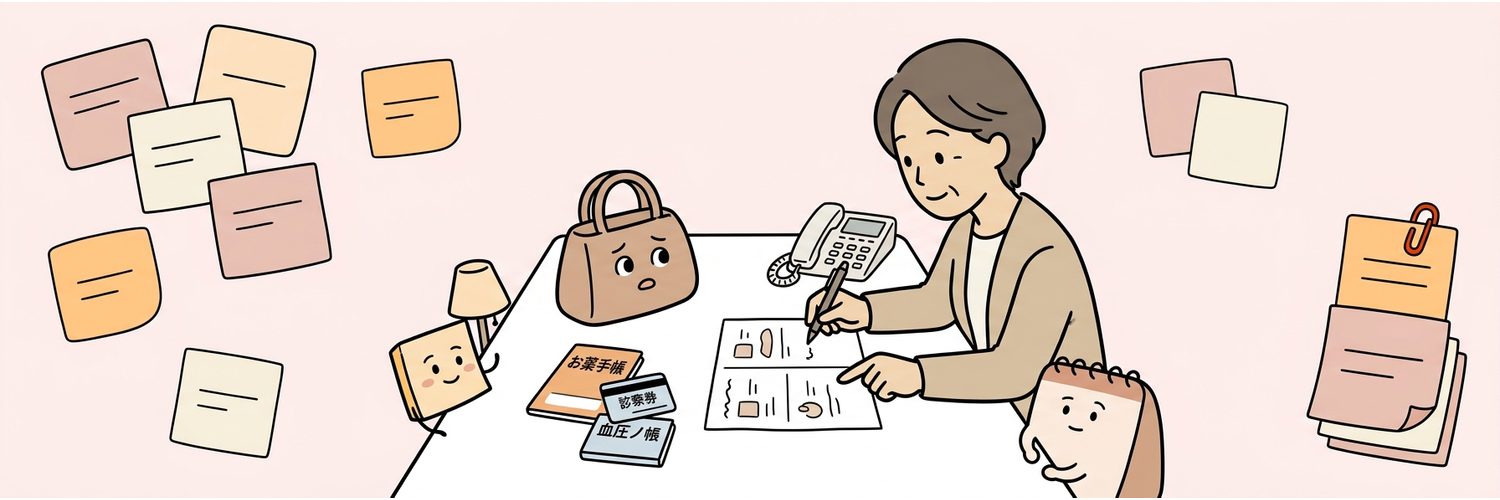 父の外来で「変わりないです」の隣で黙った日、聞くことを一つに絞った話