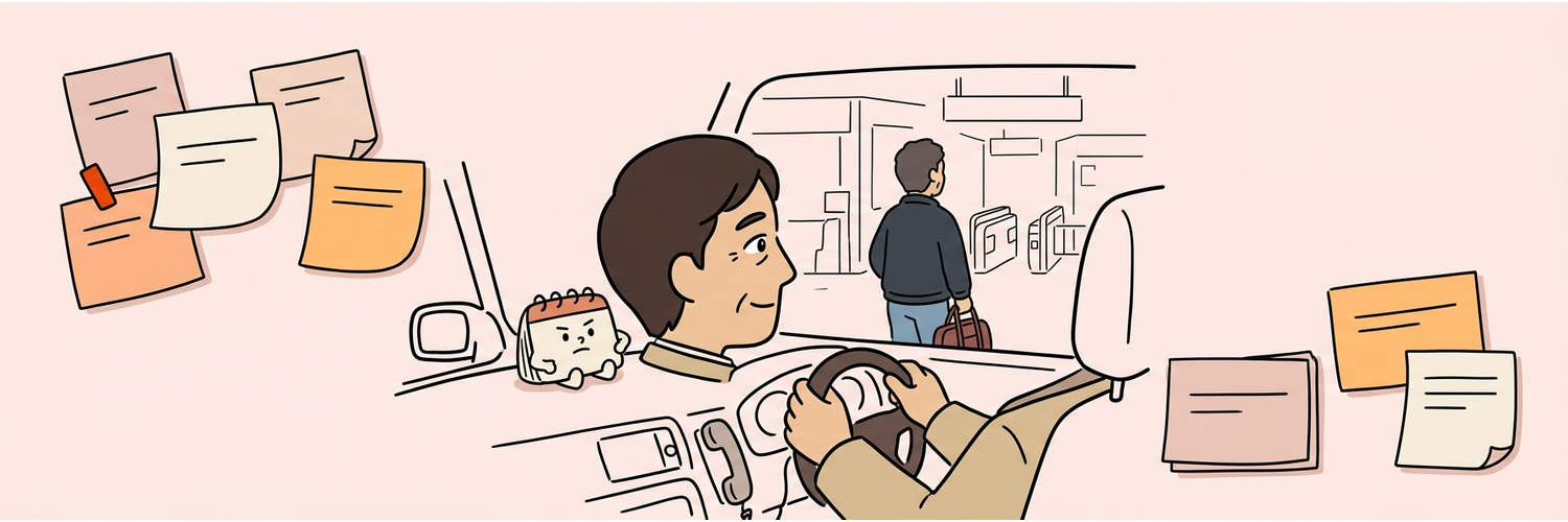駅のホームに向かう弟の後ろ姿