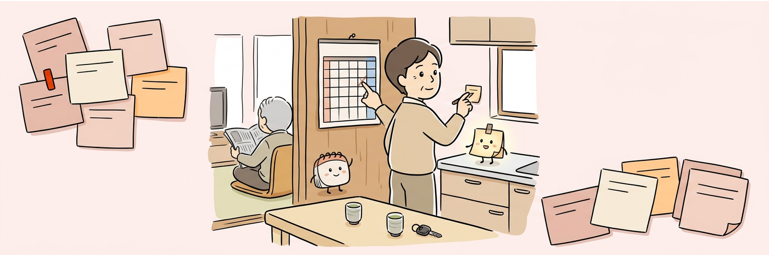 弟が退院後はじめて実家に来た土曜日、わたしは午後2時に実家を出た