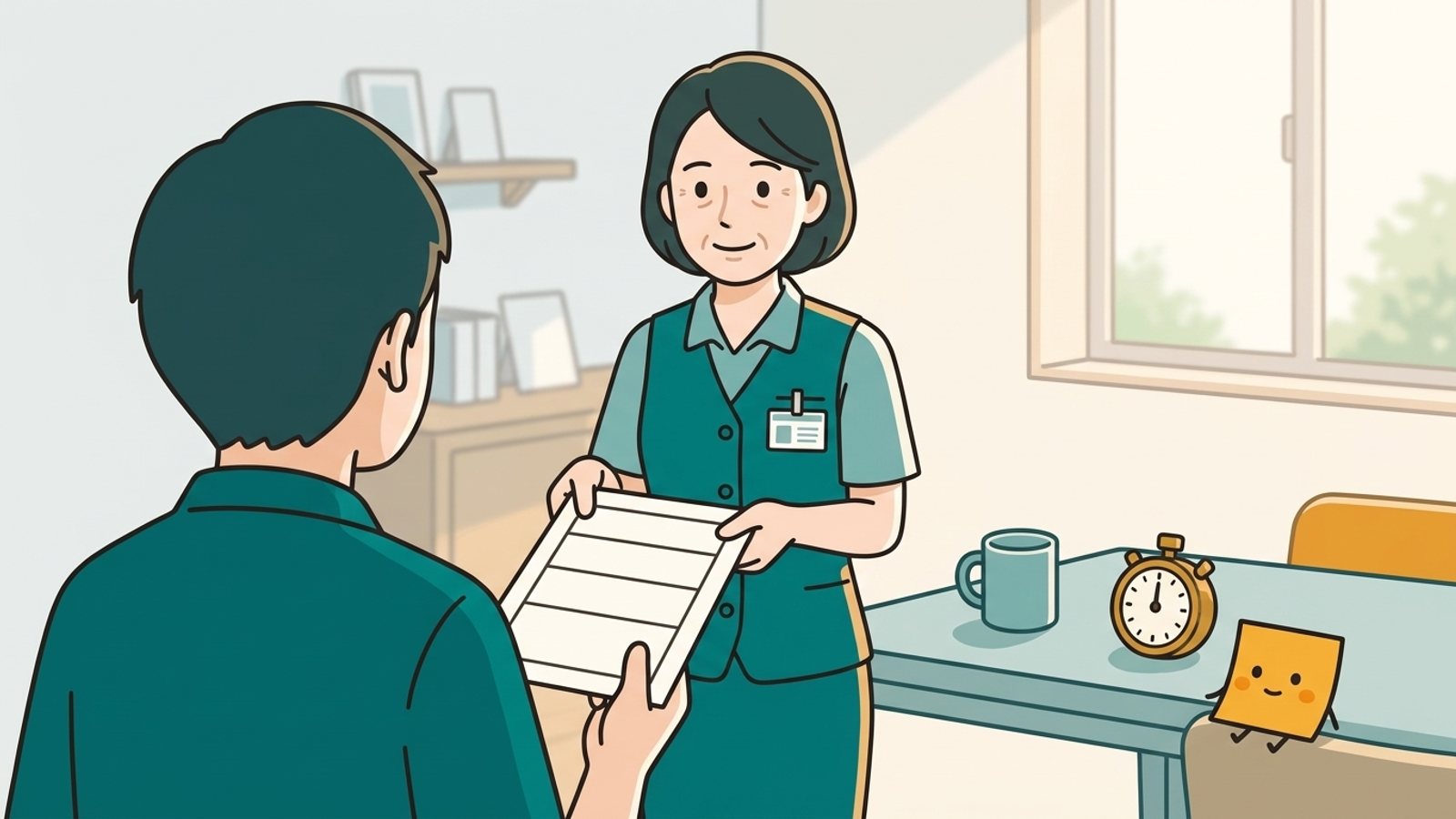夜勤明けの申し送りを5行に絞ったら、朝の動き出しが30秒早くなった話